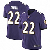 Nike Baltimore Ravens #22 Jimmy Smith Purple Team Color NFL Vapor Untouchable Limited Jersey,baseball caps,new era cap wholesale,wholesale hats
